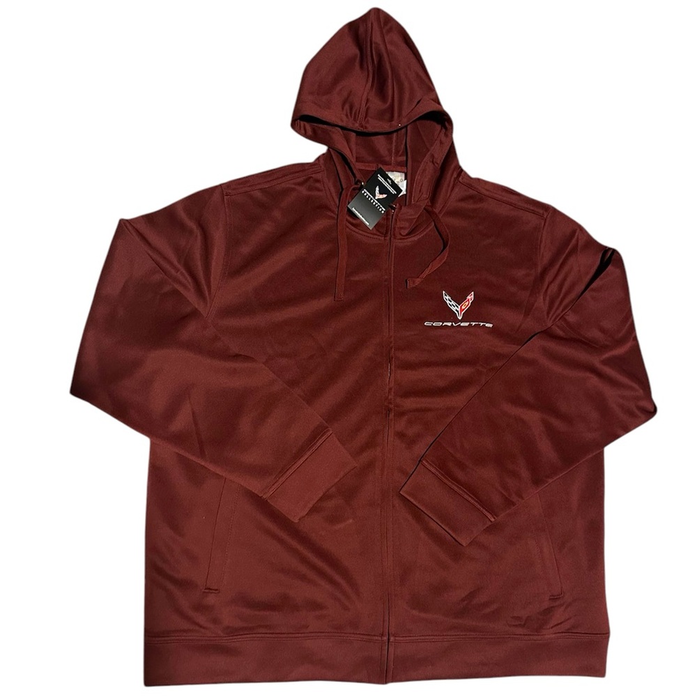 New with Tag Corvette Maroon Oversized Hoodie XXL